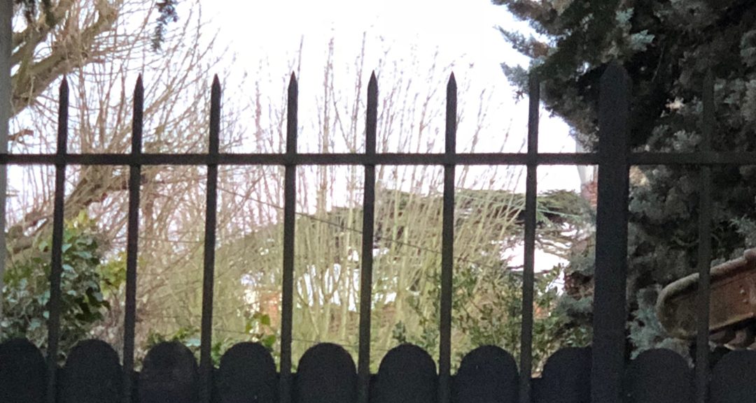 Ferronnerie meudonnaise et vue sur le Cèdre