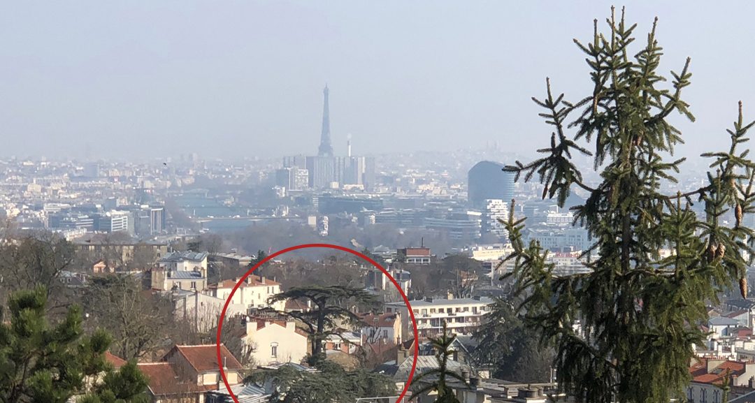 Vue sur Paris depuis la terrasse de l’Observatoire